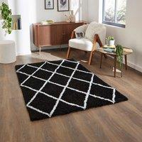 Diamond Berber Shaggy Rug