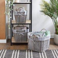 Set of 3 Round Purity Baskets