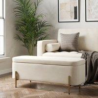 Ivy Velvet Storage Ottoman