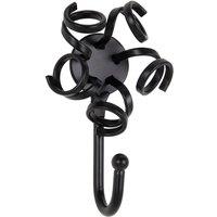 Cortez Curtain Tieback Hooks Black