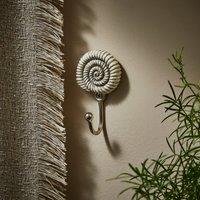 Ammonite Curtain Hook Satin Steel (Silver)