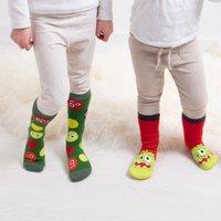 totes Pack of 2 Toasties Kids Original Monster Slipper Socks