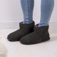 Chester Sheepskin Slippers Granite