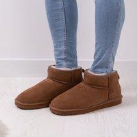 Arthur Mini Sheepskin Boots Chestnut