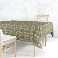 William Morris Pimpernel Acrylic Coated Tablecloth MultiColoured