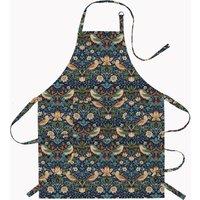 William Morris Strawberry Thief Apron Strawberry Thief Navy