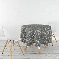 William Morris Strawberry Thief Circular Tablecloth