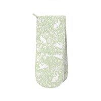William Morris Forest Life Double Oven Glove Forest Life Green