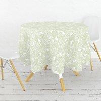 William Morris Forest Life Circular Tablecloth Forest Life Green