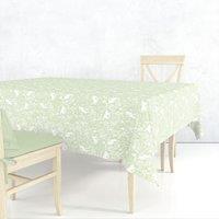 William Morris Forest Life Acrylic Coated Tablecloth Forest Life Green