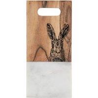 Hare Small White Marble Serving Board