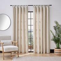 Bondi Unlined Tab Top Curtains