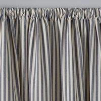 Linford Stripe Unlined Slot Top Curtains