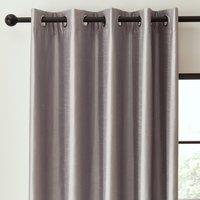 Catherine Lansfield Faux Silk Blackout Thermal Eyelet Curtains