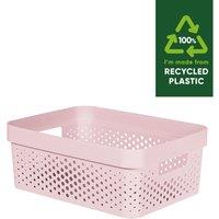 Curver Infinity Medium Storage Basket, Pink