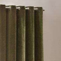 Heavy Chenille Eyelet Curtains