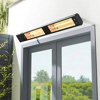 Glow Wall Mounted Patio Heater Black