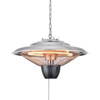 Coral Pendant Outdoor Heater Silver