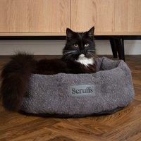 Scruffs Boucle Cat Bed Dark Grey
