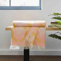 Ikat Jacquard Woven Throw Blanket 155x170