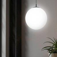 EGLO Rondo Spherical Opal Glass Pendant Light