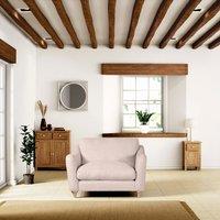 Hattie Slub Faux Linen Snuggle Sofa