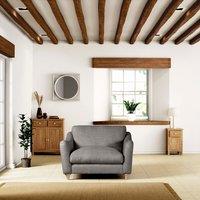 Hattie Slub Faux Linen Snuggle Sofa