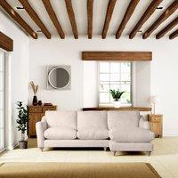 Hattie Slub Faux Linen Corner Chaise