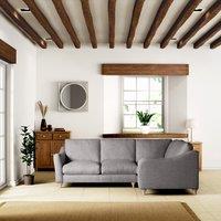 Hattie Slub Faux Linen Corner Sofa