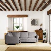 Hattie Slub Faux Linen Corner Sofa