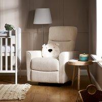 Obaby Savannah Swivel Glider Recliner Chair Oatmeal