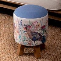 Monty Fabric Footstool