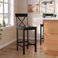 Salisbury Counter Height Bar Stool Black