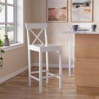 Salisbury Counter Height Bar Stool White