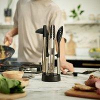 Elevate Fusion Silicone Set with stand Stainless Steel