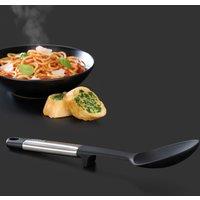 Elevate Solid Silicone Spoon Stainless Steel