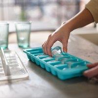 Set of 2 Flow Easy-fill Blue Ice-cube Trays Blue