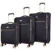 Rock Luggage Set of 3 Sloane Soft Shell Suitcases