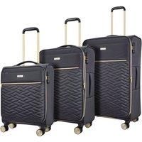 Rock Luggage Set of 3 Sloane Soft Shell Suitcases