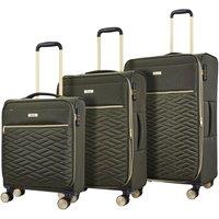 Rock Luggage Set of 3 Sloane Soft Shell Suitcases