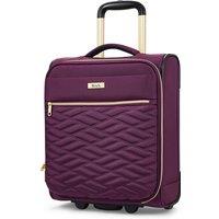 Rock Luggage Sloane Underseat Suitcase Purple