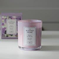 Freesia and Orchid Candle Purple