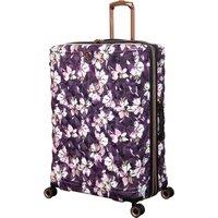 IT Luggage Indulging Floral Hard Shell Suitcase Purple