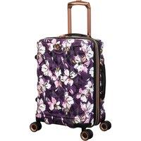 IT Luggage Indulging Floral Hard Shell Suitcase Purple