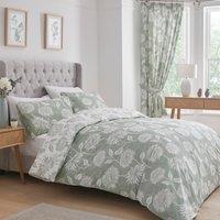 Dreams n Drapes Chrysanthemum Reversible Duvet Cover and Pillowcase Set