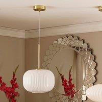 Bella Ribbed Squoval Pendant Light