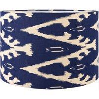 Lars Ikat Patterned Cylinder Lamp Shade