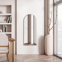 Arcus Frameless Arched Full Length Wall Mirror