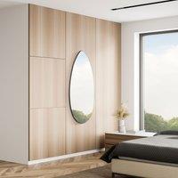 Tear Drop Wall Mirror Clear