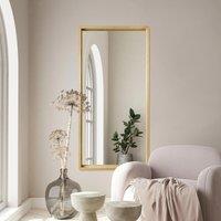 Naturalis Solid Oak Rectangle Full Length Wall Mirror